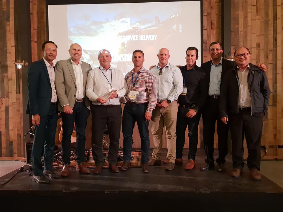 Winners of the Volvo CE Excellence in Service Delivery Award 2019 