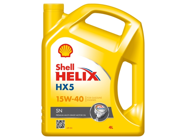 Shell Helix HX5 SN A3/B3 15W-40 engine oil 4L