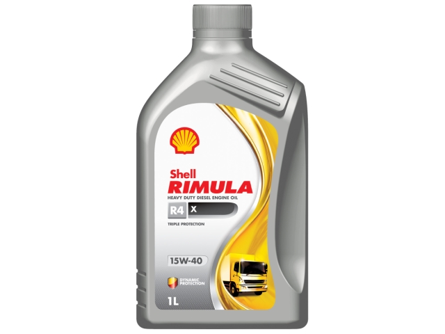 Shell Rimula R4 X 15W-40 CI4 E7 DH1 engine oil 1L