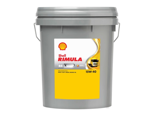 Shell Rimula R4 X 15W-40 CI4 E7 DH1 engine oil 20L