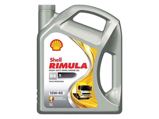 Shell Rimula R4 X 15W-40 CI4 E7 DH1 engine oil 5L