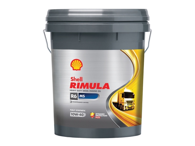 Shell Rimula R6 MS 10W-40 E7 LDF3 engine oil 20L