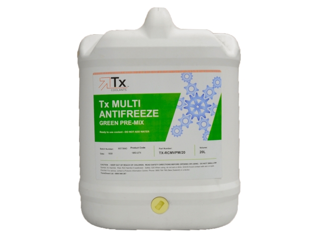 Tx Multi Antifreeze Green Premix 20L