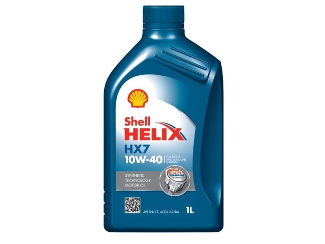 Shell Helix HX7 SN 10W-40 engine oil 1L