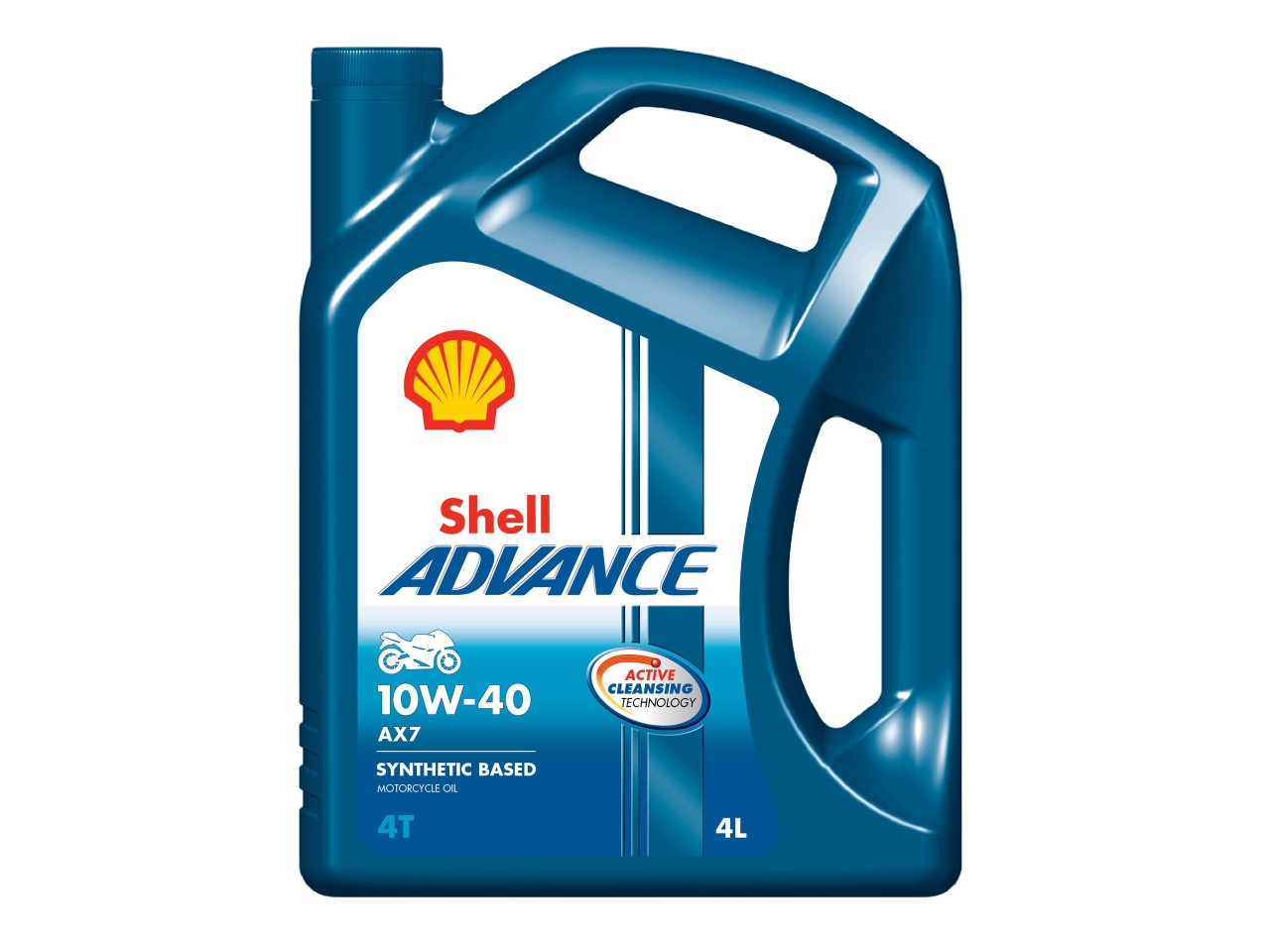 Shell Advance 4T AX7 10W-40 motorbike oil 4L